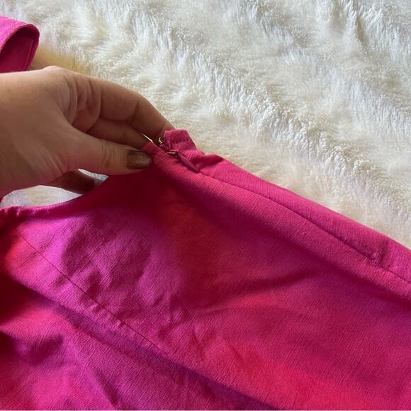 Lisa Maree Lost in Paris Cutout Midi Dress in Pink - Picture 6 of 9